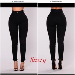 Black HighWaisted Jeans